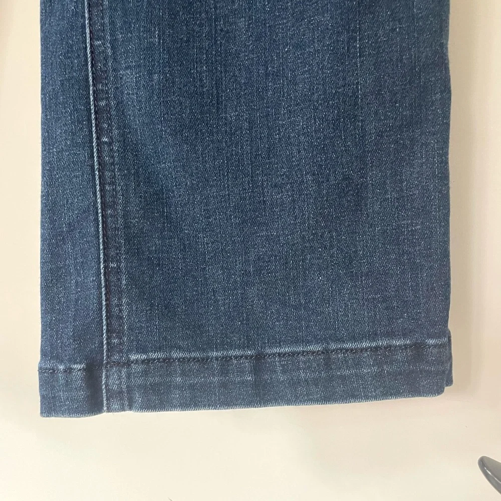 Rachel Comey Straight Leg Jeans, dark wash, high rise, cotton w/stretch, sz8 - Picture 6 of 13